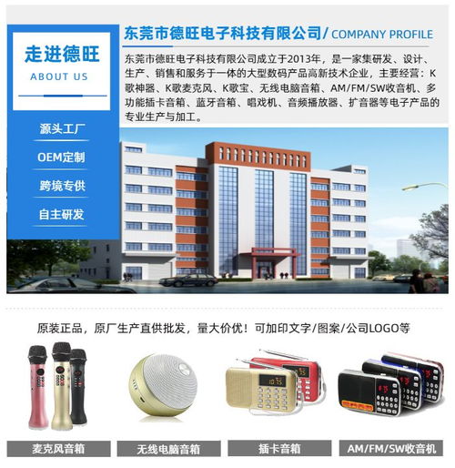 德旺电子 快乐相伴蓝牙麦克风音箱——高清大图与技术咨询指南